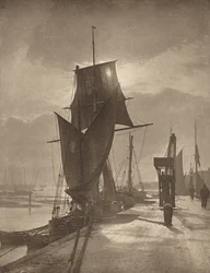 Luz del sol y sombra, década de 1890