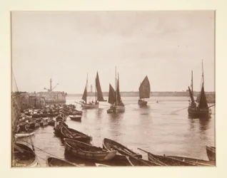 Vista del puerto de Whitby