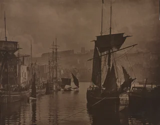 Puerto de Whitby, c. 1885