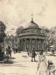 Entrada al Parc Monceau, 1915