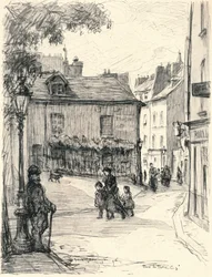 Place du Tertre, Montmartre, 1915