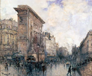 Arco de Triunfo de la Puerta St-Denis, París, c1875-1926