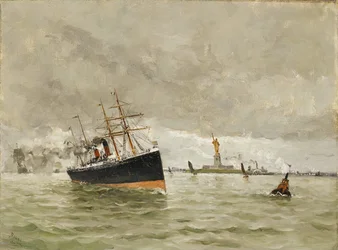 Nueva York: Entrando al Puerto, 1887