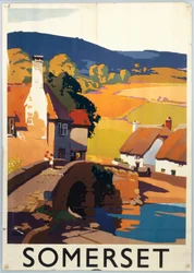 "Somerset", cartel de GWR, c.1930 (impresión)