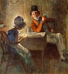 Cribbage (litografía en color)