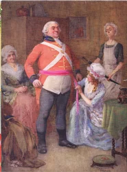 Gabriel Varden (Barnaby Rudge) (litografía en color)