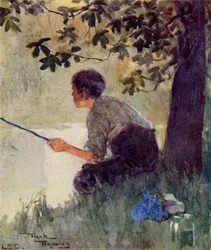 Paz, ilustración de Frank Reynolds del "Libro infantil de la princesa Marie-José", publicado en 1916 (litografía en color).