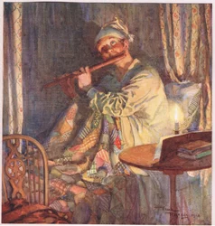 El aire era "Fuera melancolía", c.1920 (litografía en color).