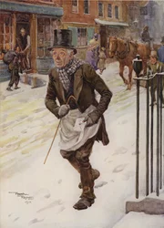 Trotty Veck (litografía en color)