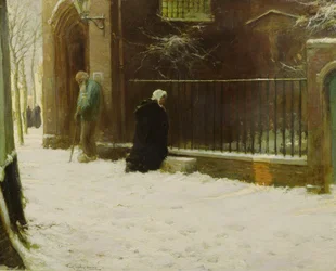 Fuera de la iglesia