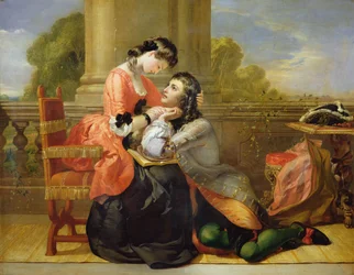 Mated (óleo sobre lienzo)