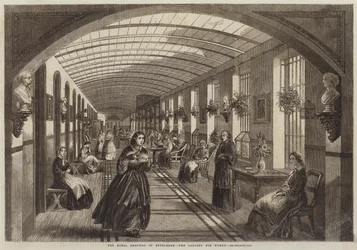El Hospital Real de Bethlehem, la galería para mujeres