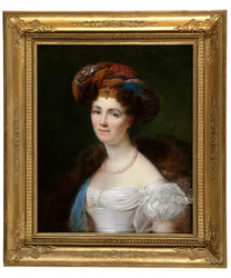 Retrato de Josephine Victoire Meslier-Duvey (óleo sobre lienzo)