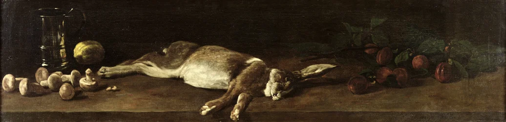 Naturaleza muerta con una liebre, 1863