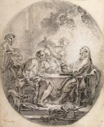 Boucher - Peregrinos de Emaús, años 1750-1760