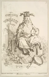 Músico chino, 1738-45