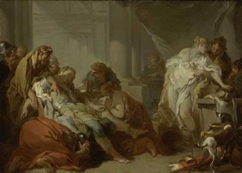 Muerte de Meleagro, 1727