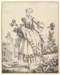 Vendedora de flores