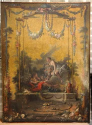 François BOUCHER, Maurice JACQUES - CARTON DE TAPISSERIE. AURORE ET CEPHALE, GOB-21-001