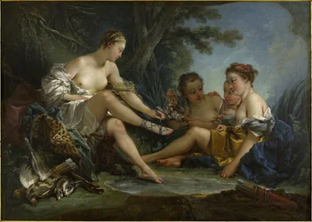 Le Repos des nymphes au retour de la chasse, también conocido como Le Retour de chasse de Diane