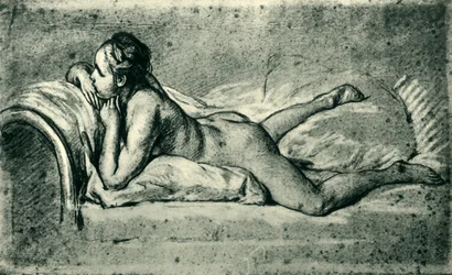 Desnudo femenino reclinado, 1751, 1943
