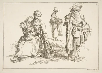 Hoja de bocetos, 1753