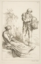 Hoja de bocetos, 1753