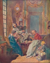 La comida de la tarde, 1739