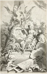 Las Gracias en la tumba de Watteau
