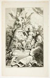 Las Gracias en la tumba de Watteau