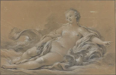 Venus Reclinada sobre un Delfín