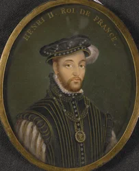 Retrato del Rey Enrique II de Francia Copia