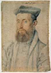 Retrato de Mellin de Saint-Gelais (1495-1558), poeta francés