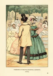 Moda en los Jardines del Palais-Royal