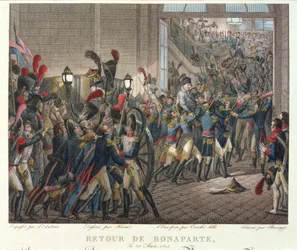 El regreso de Napoleón I (1769-1821) a las Tullerías, 20 de marzo de 1815