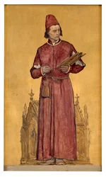 El pintor Hans Memling (óleo sobre lienzo)