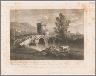 Vista del Ponte Lucano Vistas de Roma (título de la serie)