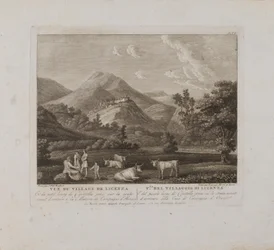 Vista del pueblo de Licenzo (nº VI)