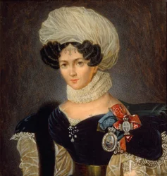 Retrato de la Princesa Tatyana Vasilyevna Golitsyna 1783-1841, 1830s
