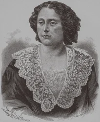 Retrato de la Princesa Nino Aleksandrovna Griboyedova de soltera Chavchavadze, 1886