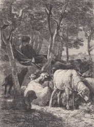 El Pastor, de Le Magasin Pittoresque, ca. 1852