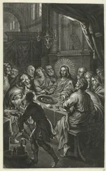 Última cena Vida de Cristo (título de la serie)