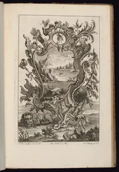 Cartucho con Carcaj y León, Libro de Cartuchos Irregulares