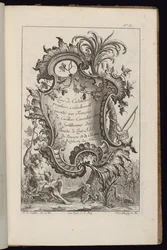 Cartucho con Palma, Livre de Cartouches Irréguliers (Libro de Cartuchos Irregulares)