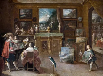 Una visita al comerciante de arte