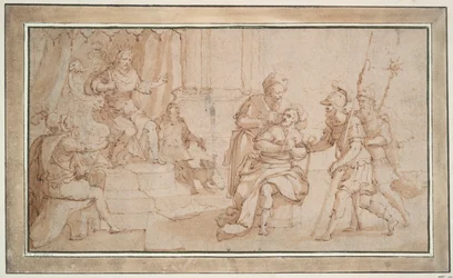 El cegamiento de Zaleucus de Locri