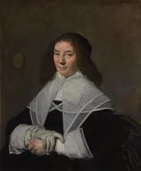 Holandés: Retrato de Dorothea Berck (1593-1684) Retrato de Dorothea Berck