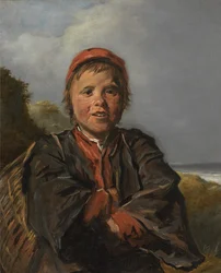 Fisher Boy (óleo sobre lienzo)