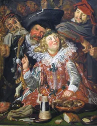 Merrymakers en Shrovetide