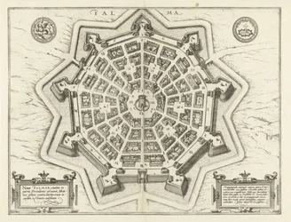 Mapa Palmanova Palma (título sobre objeto)